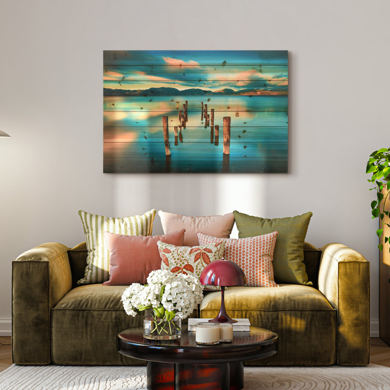« soirée light », impression sur bois