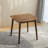 Emalie 29.5" Square Solid Wood Dining Table-88972602