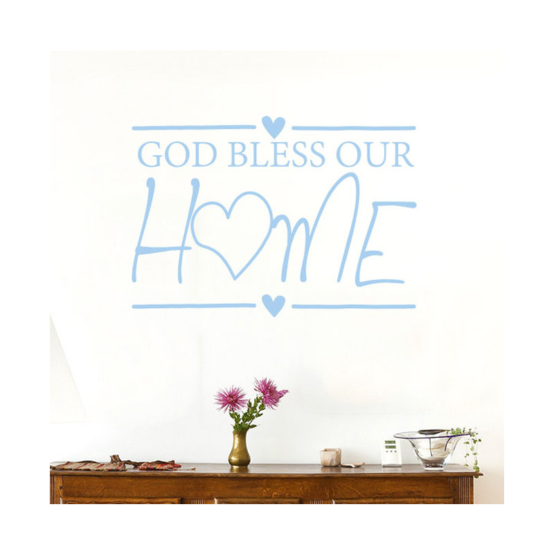 Wall Decal, Light Blue, Medium