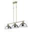 Luminaire suspendu linéaire 3 lumières Laramy-107150102-107150120