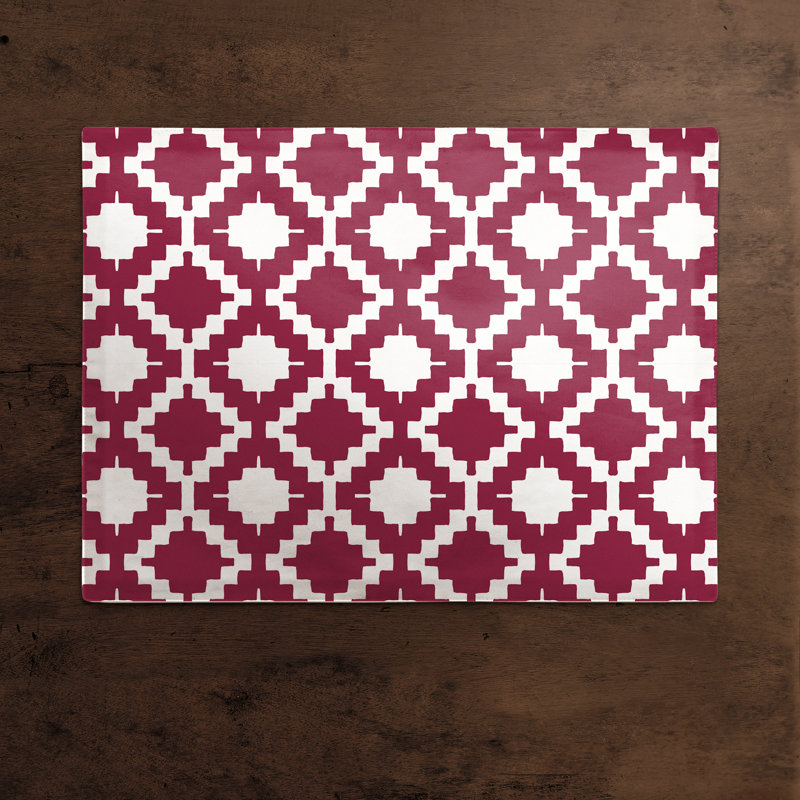 Terrones Polyester Geometric Rectangle Placemat