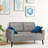 Suni Upholstered 55'' Loveseat