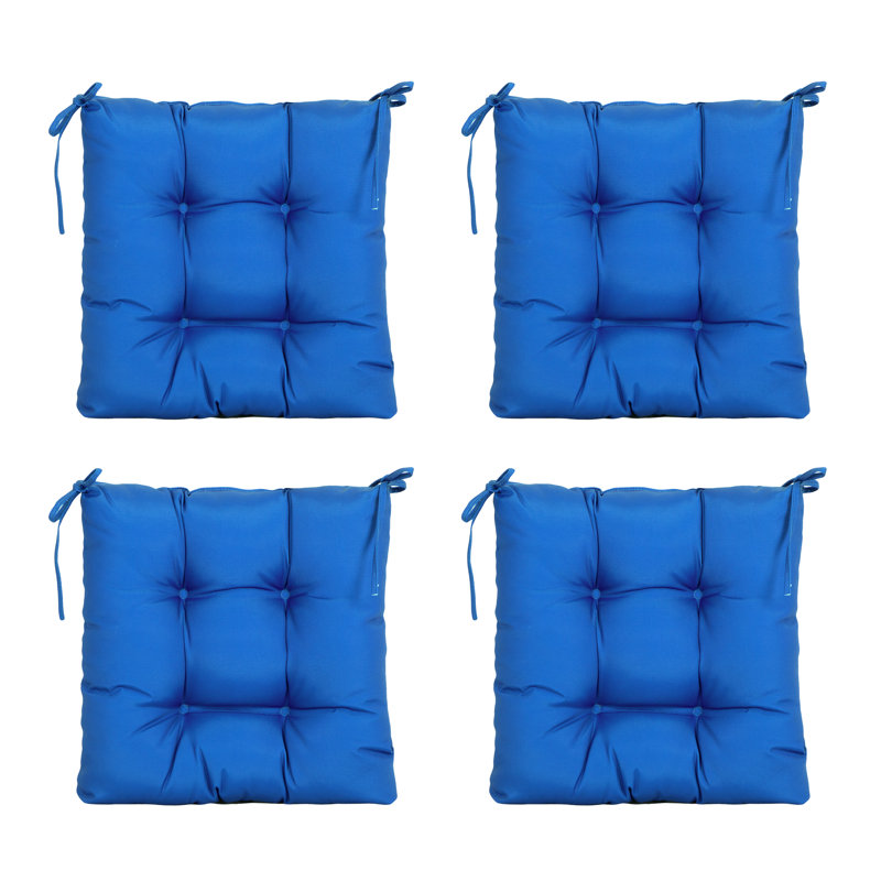Outdoor 4'' Seat Cushion, Blue