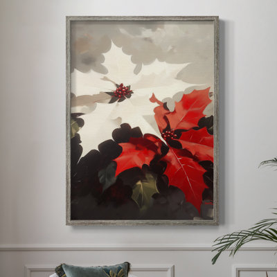 Art des Fêtes de Noël - série 2 - CECXII, reproduction encadrée - bois massif
