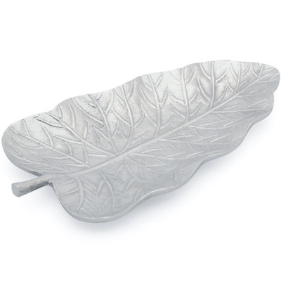 Petit plat à feuilles d'argent Frison 7415