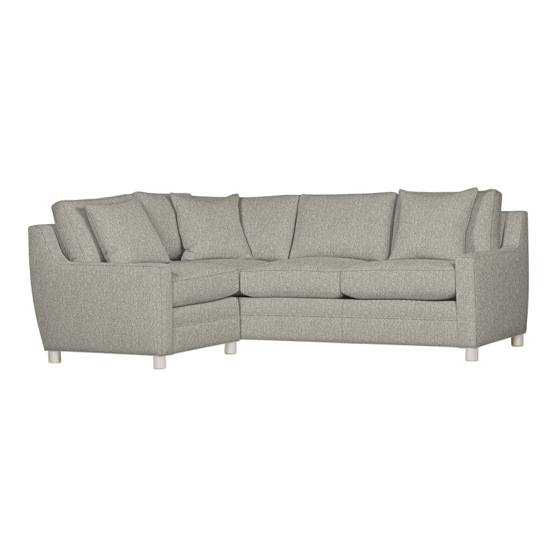American Bungalow 2-Piece Fairgrove Sectional, Tarbee Pebble, Navajo