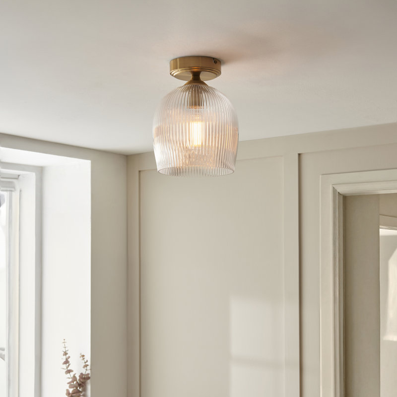 Ashcroft Ribbed Ceiling flush light