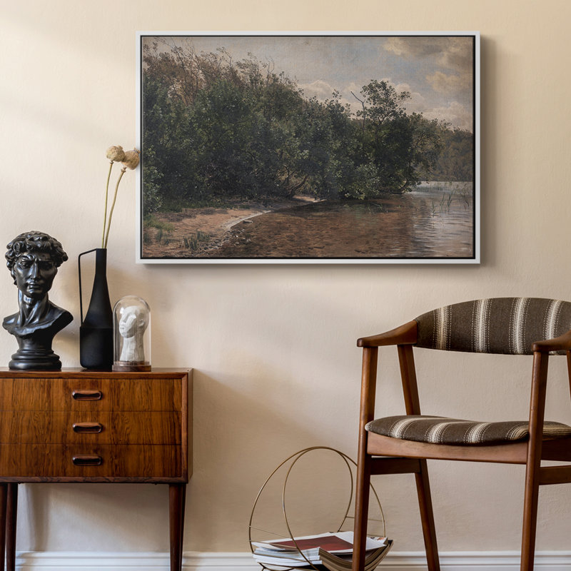 «Vintage Landscape - CDLxxx» sur, Blanc, H 25 po x l 37 po