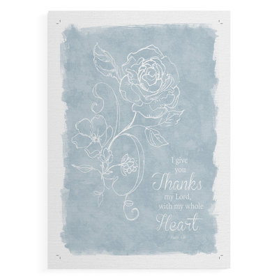 Whole Heart -Canvas Print Only - NOT FRAMED