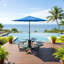 Parasol pour terrasse 11 pi