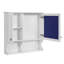 Armoire de rangement murale à miroir 30 po avec tablette réglable-979255524