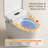 Smart Elongated Bidet Toilet Seat with Auto Open/Close, Heated Seat, Warm Water, Night Light, and Air Dryer