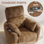 Fauteuil inclinable, pivotant, inclinable et pivotant avec ports USB Zisel-1190098305