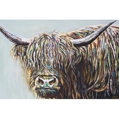 Woolly Highland I - Painting on Canvas