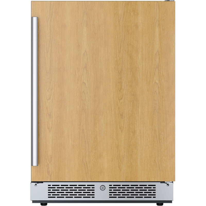 24 Inch Wide 14 Bottle Capacity and 82 Can Capacity Panel Ready Wine and Beverage Cooler, Right