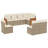  Garden Sofa Set Beige