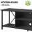 Nectaria 55" TV Stand for 65 Inch TV with Open Shelves, Industrial TV Console with Adjustable Storage Shelf, Entertainment Center with Sturdy Frame for Living Room and Bedroom-879999760