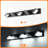 Black 5-Light Dimmable LED Vanity Light with 360° Rotatable Lamp Heads for Bathroom, Vanity, Mirror, and Living Room-360312585-360312590