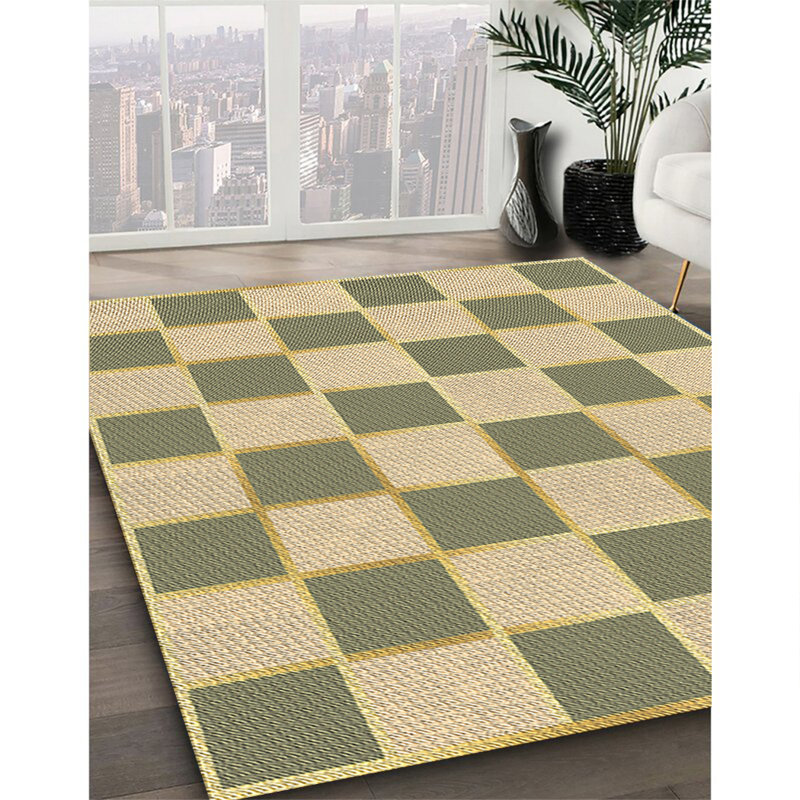 Tapis 100% à motif lavable à la machine 2989, Rectangle 7 pi x 10 pi