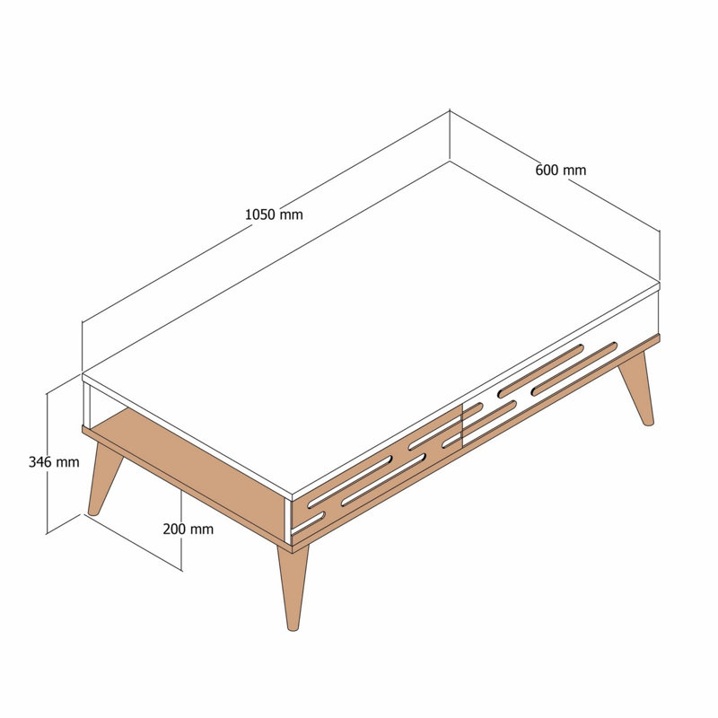 Table basse, Crème