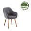 46cm H Tufted Fabric Upholstered Armchair-890973144