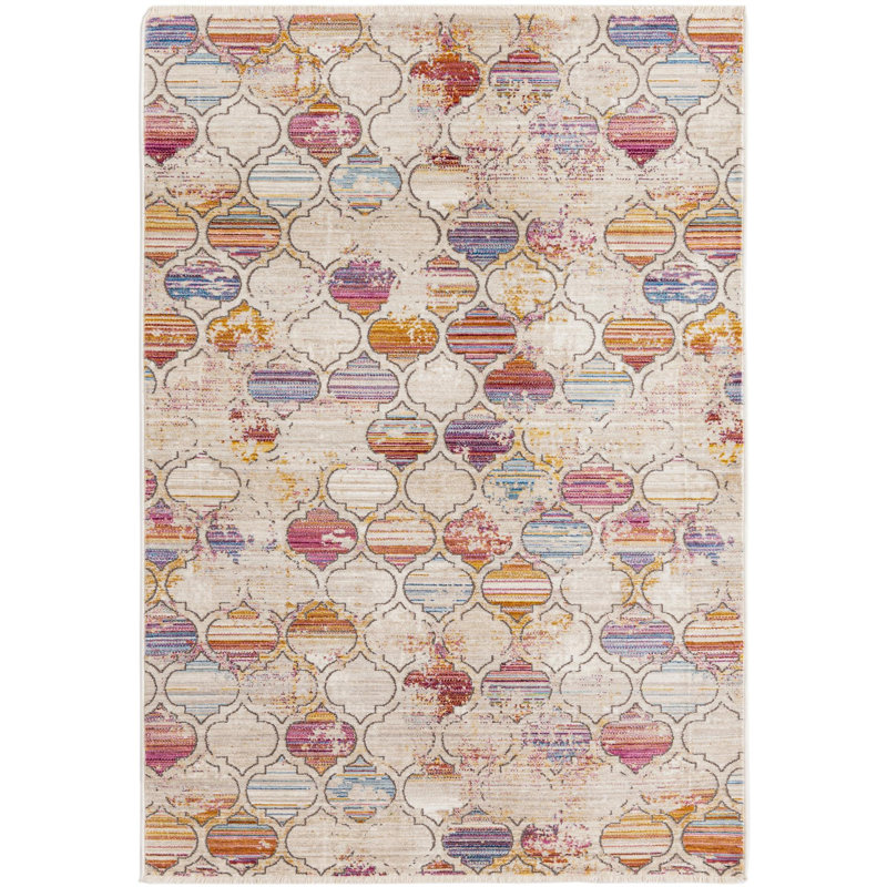Orianthi Geometric Indoor Rug, Rectangle 4' x 5'10"