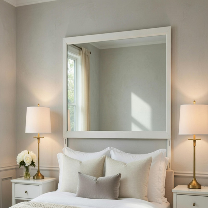 Miroir carré pour commode 38x38 Flo