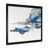 Impression noire sur toile encadrée sélectionné