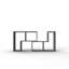 Breaghannon 90cm H x 76cm W Bookcase-1599544961