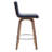 Mariea Swivel Upholstered Faux Leather Counter Stool-901286502-898075345
