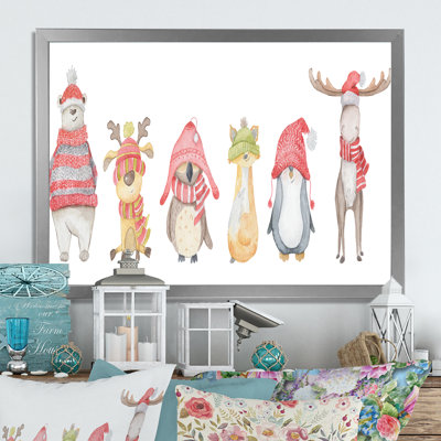 Ours polaire mignon, reproduction sur toile