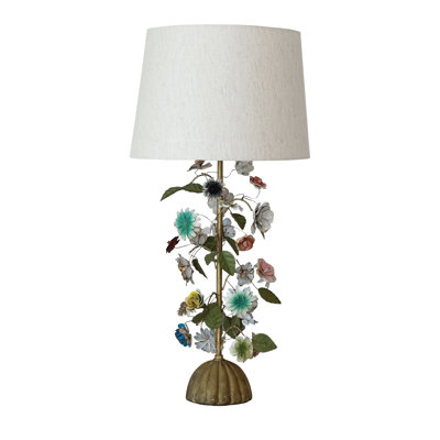 Lampe de table en métal Toleware