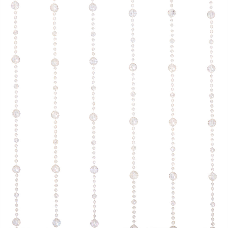 Rideau synthétique Brittanae, Argent, L 35,5 po x L 72 po