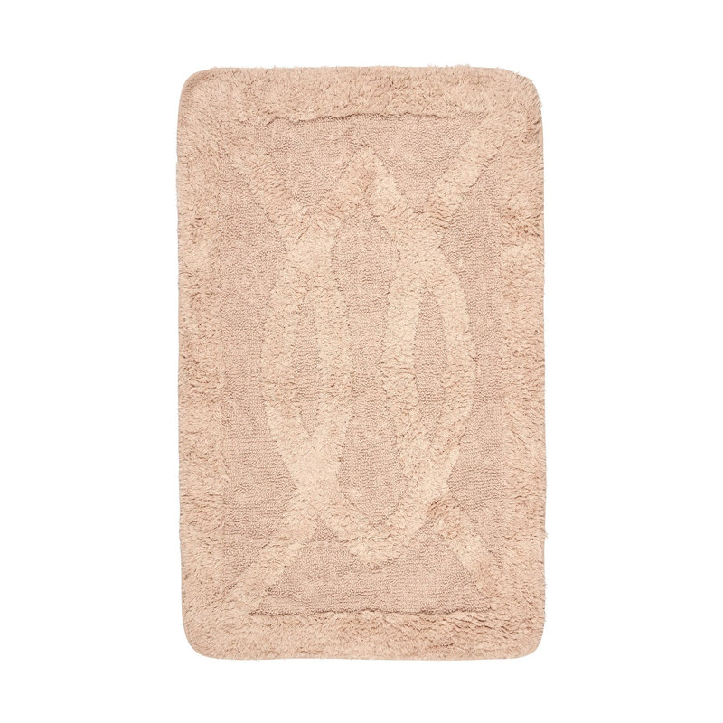 Tapis pour salle de bain Corbinian, Poudre