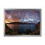 «Warm Sunset Over Lake II» - Décoration murale en toile nautique et côtière-348321644-348321646
