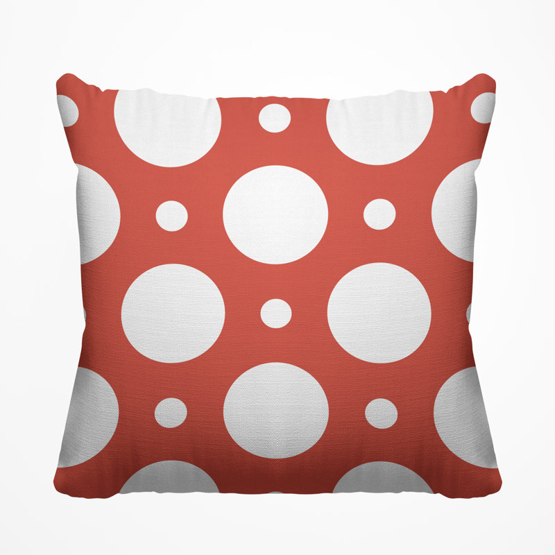 Housse et insert de coussin extérieur carré Fisk, 19 po x l 19 po, Corail