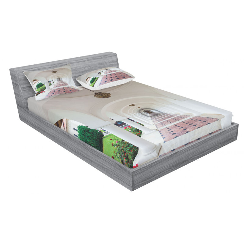 Microfiber Sheet Set, Queen Sheet Set with Fitted Sheet
