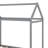 Twin Size Gray Wooden House Bed-2119543380