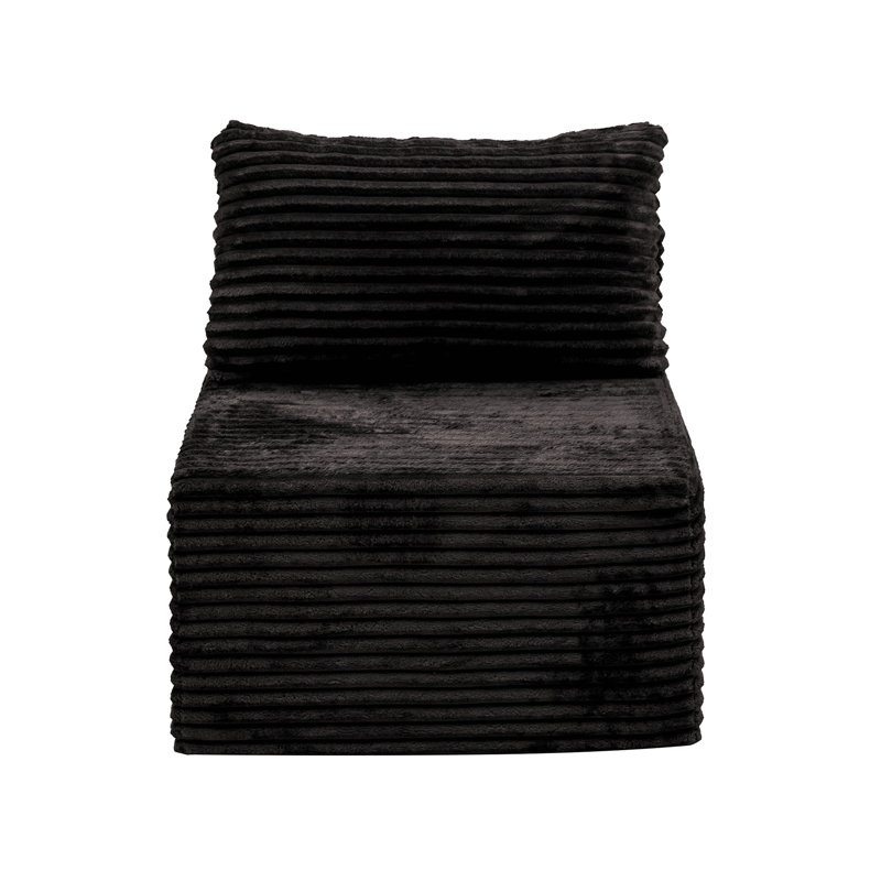 Canapé modulaire modulaire, Noir