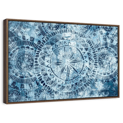 Tribal Blue Mandalas