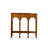 39.37" Brown Rectangular Solid Wood Console Table