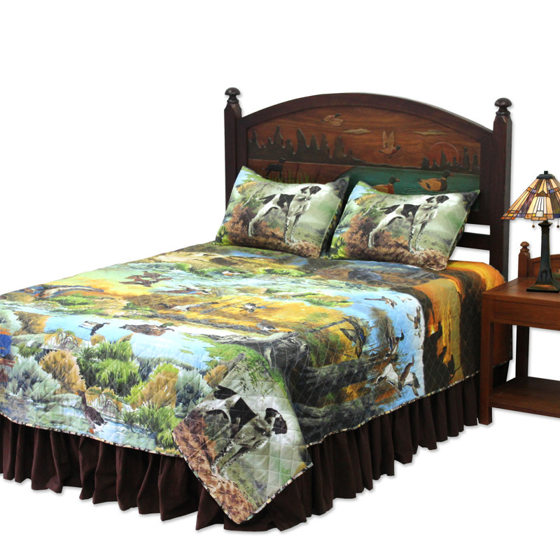 Rustic Animal Print Quilt Set, Queen