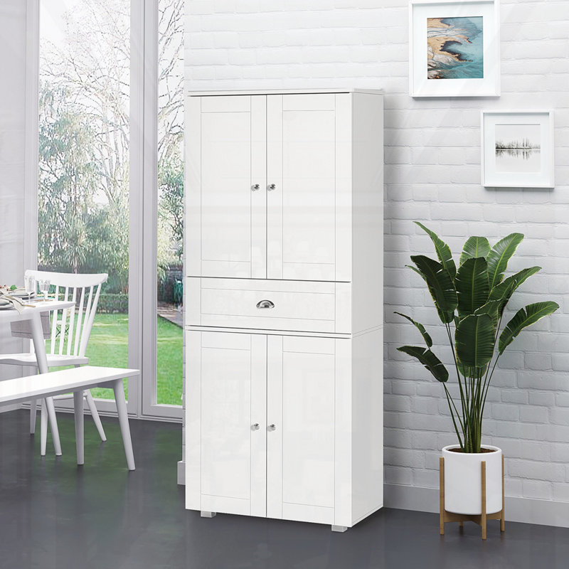72" Freestanding Kitchen Pantry Cabinet
