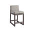 Mozambique Teak Patio Bar Stool with Cushion-668785730