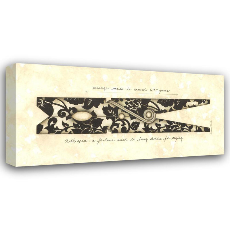 Designer Clothes Pin, 9" H x 18" W