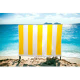  Serviette de plage Beach Luxury Cabana 100% coton peigné, douce, luxueuse et absorbante en velours - jaune