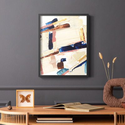 «Pivot Point I», reproduction encadrée - bois massif