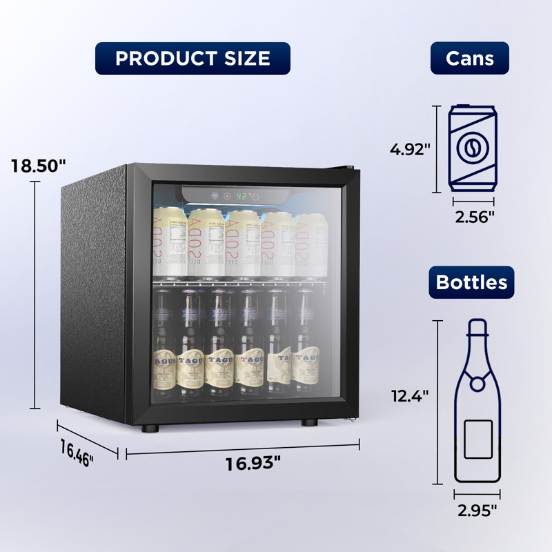Réfrigérateur à boissons 30 cubes (12 oz) 1,3 pieds cubes