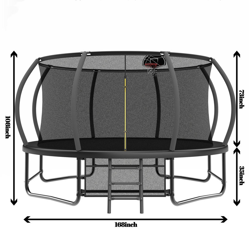 Trampoline pour enfants, Noir
