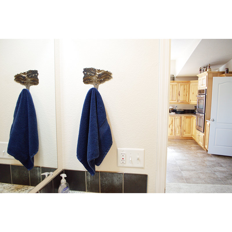 TATTERED FLAG COAT HOOK